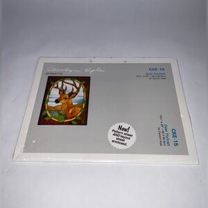 CKE 15 - Deer Portrait 19 1/4 x 25 BY CAROLINE KYLE 1985 Pattern & Layout Sheet